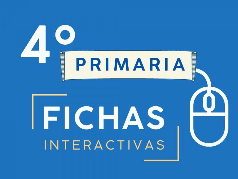 Fichas interactivas 4 primaria