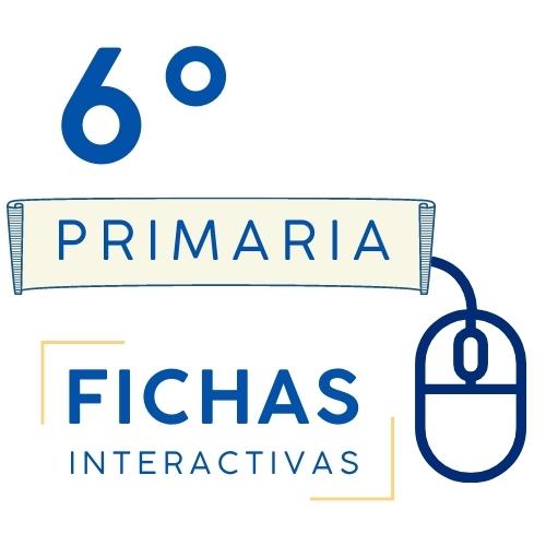 Fichas interactivas 6 primaria