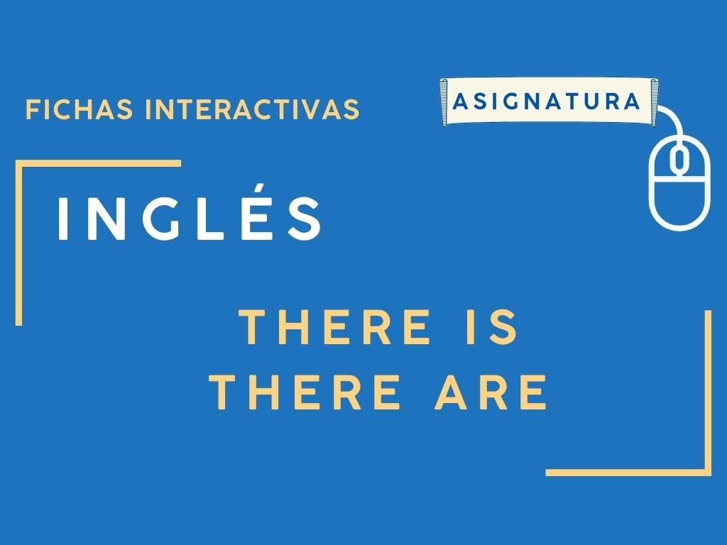 Fichas interactivas de inglés sobre