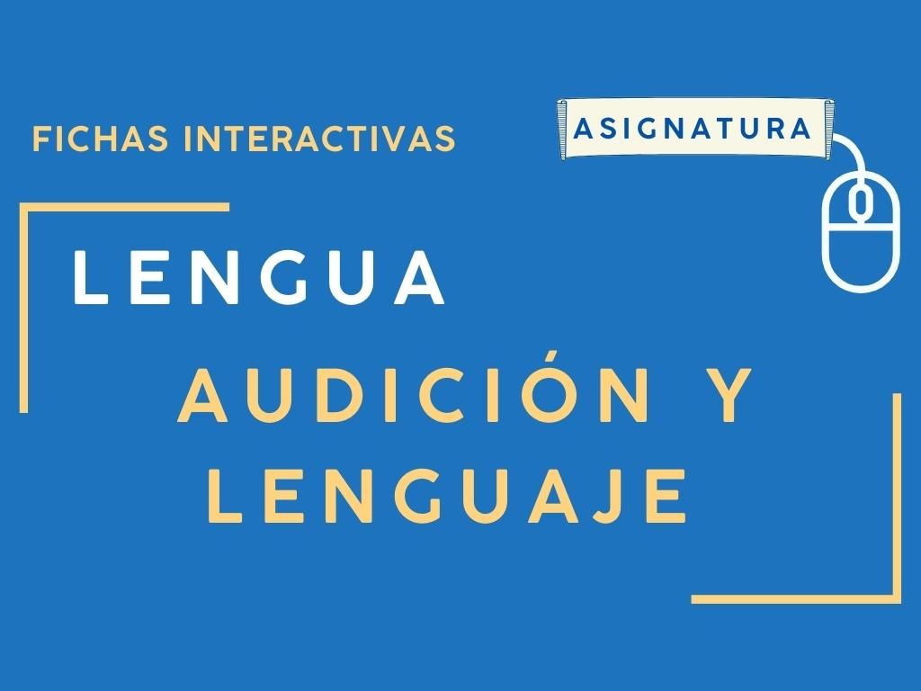Fichas interactivas de lengua: Aprendizaje didáctico para la lengua española 15 Fichas interactivas de lengua sobre audición y leguaje