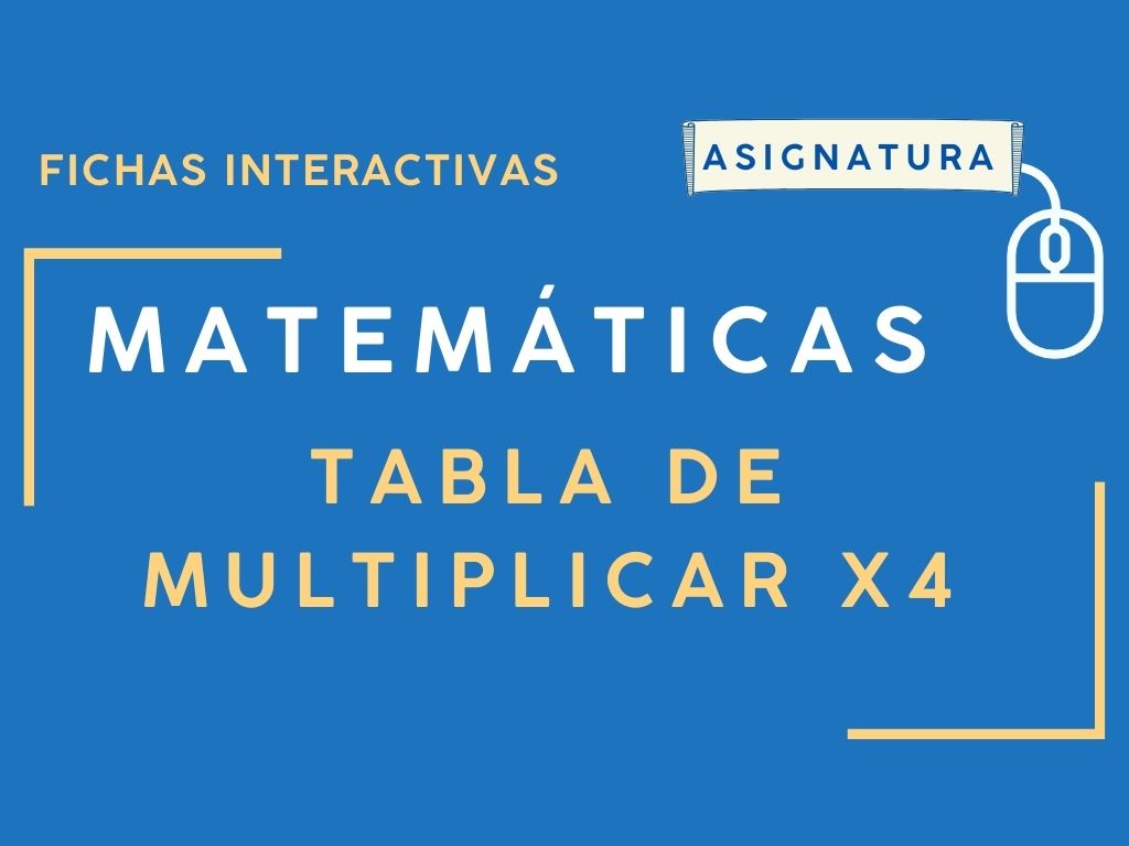 Tabla De Multiplicar Del 4 Interactiva Aprende Mates Online