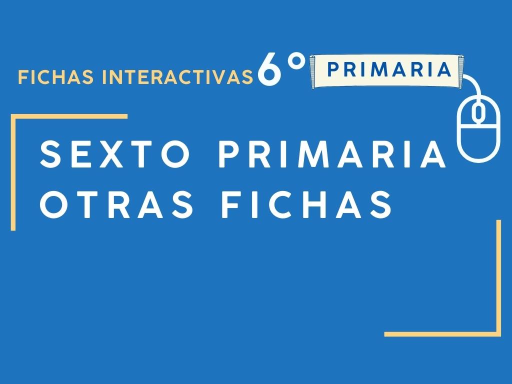 Fichas interactivas de inglés de 6º de primaria: Recursos online gratuitos para practicar idiomas 10